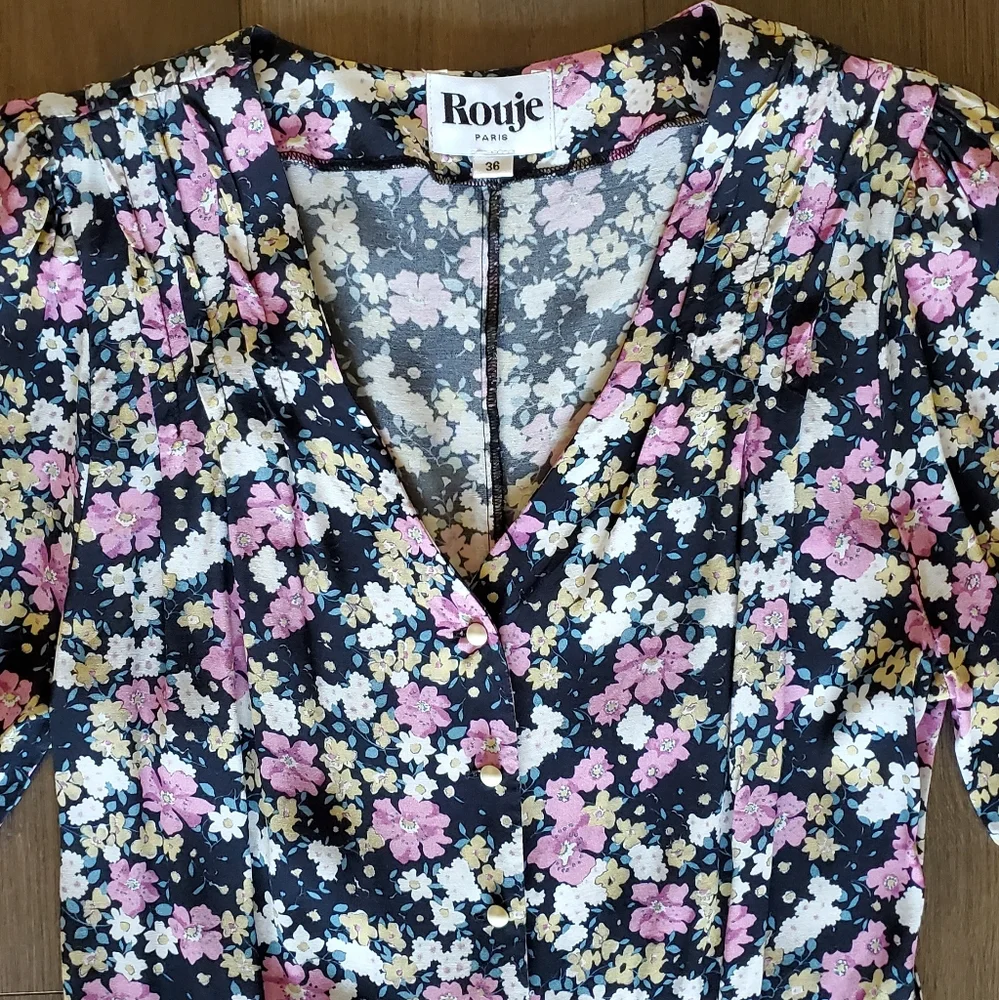 ๐ 5X HOST PICK ๐ Rouje Paris Mathilde Floral Dress - Picture 11 of 14